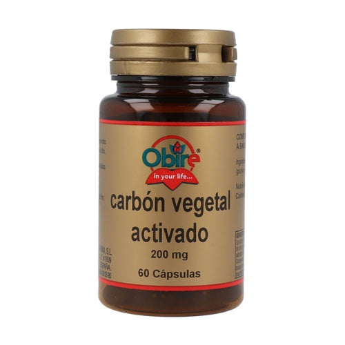 CARBON VEGETAL ACTIVO 300MG 60 CAPSULAS OBIRE