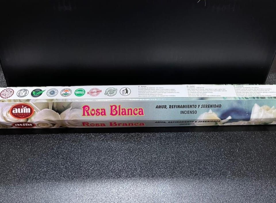 Incienso Stick Rosa Blanca Aum