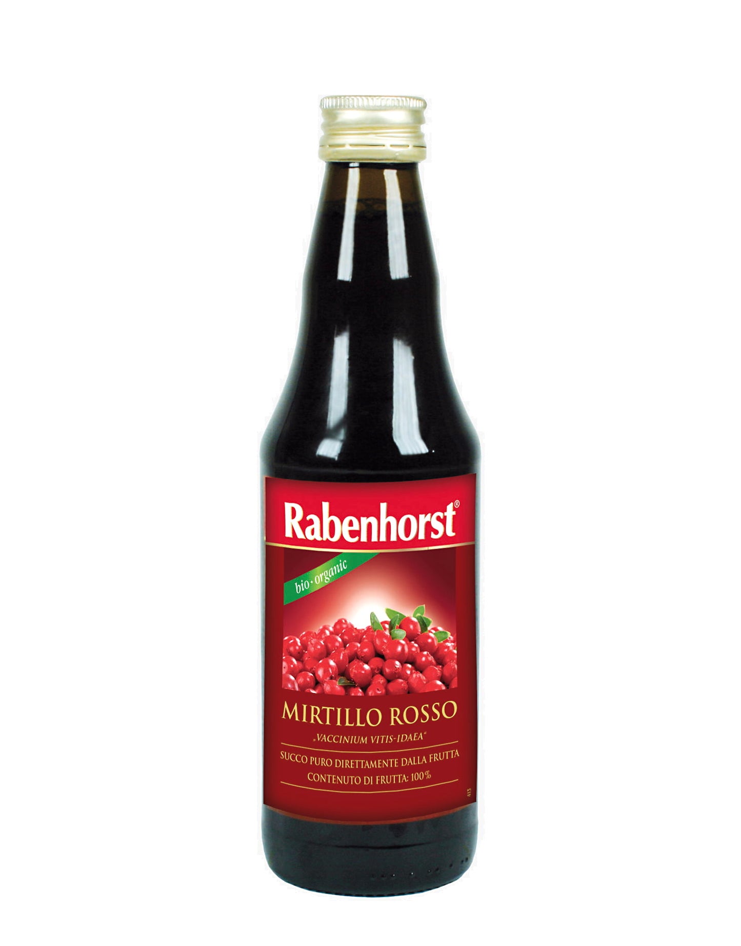 RABENHORST Succo di Mirtillo Rosso 330 ml