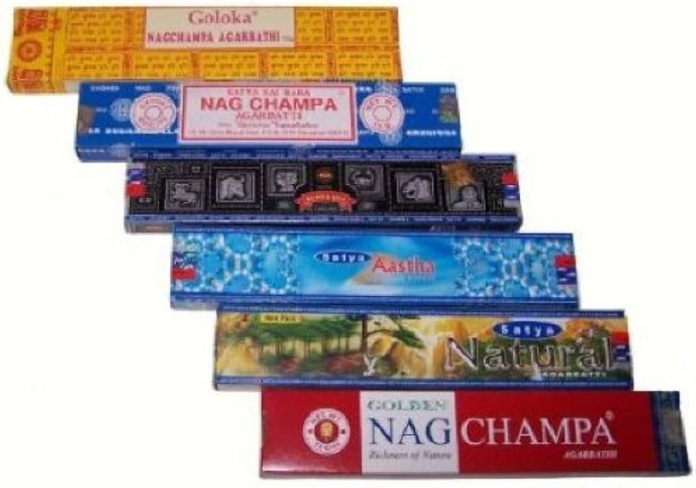 Incienso Nag Champa 15 varillas varios aromas