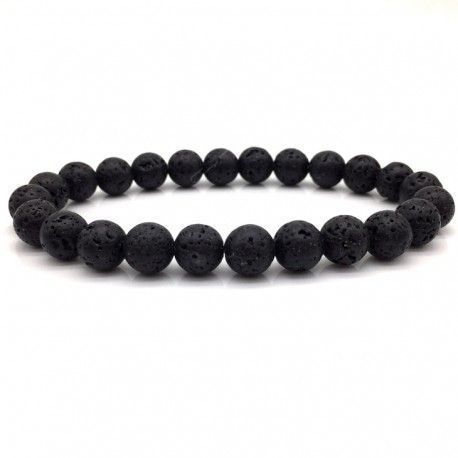 Lava Pulsera elástica esfera 4mm