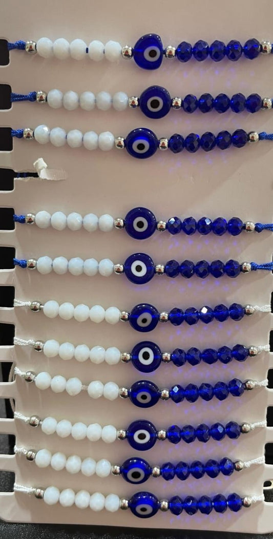 Pulsera con forma de ojo turco de 18 cm