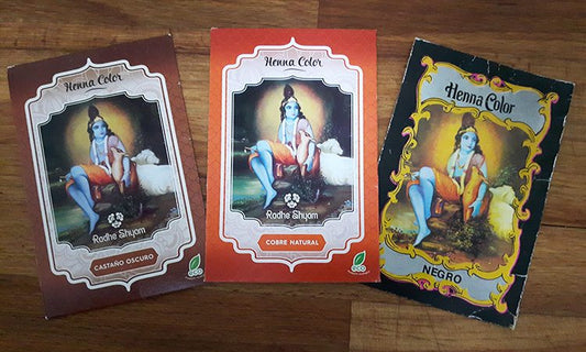 Henna Radhe Shyam Castaño Medio 100 g