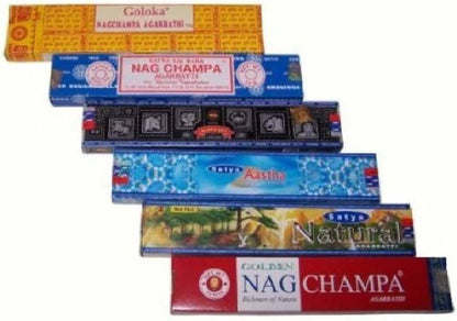 Incienso Nag Champa 15 varillas varios aromas